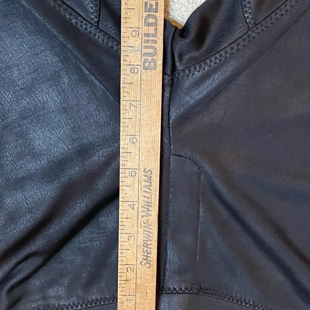 SOFT SURROUNDINGS Faux Leather Leggings Sz PXS‎ Petite Extra Small Woman’s